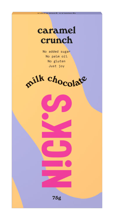 Nick's Chocolate Caramel Crunch 75g