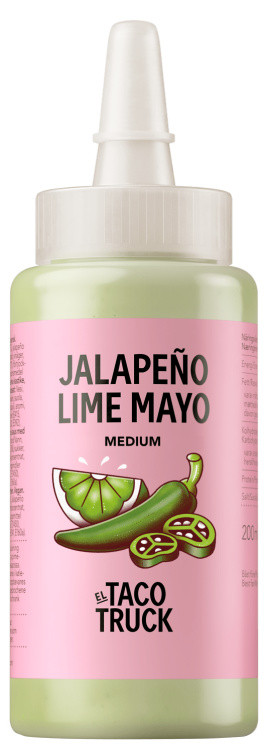 Jalapeno Lime Mayo 200ml El Taco Truck