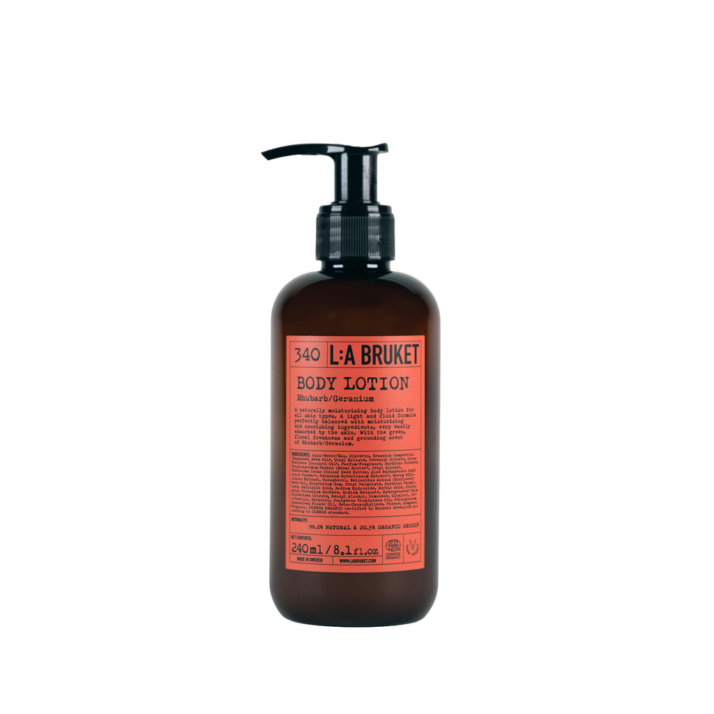 L:A BRUKET Body Lotion Rhubarb/Geranium 240 ml