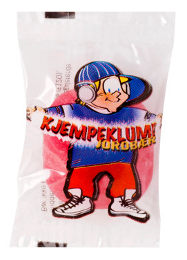 Kjempeklumper Jordbær Innpakket
