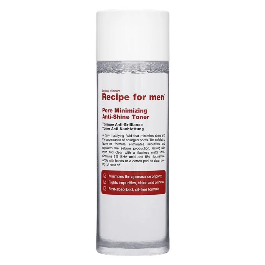 Recipe For Men Pore Minimizing Anti-Shine Toner 100ml