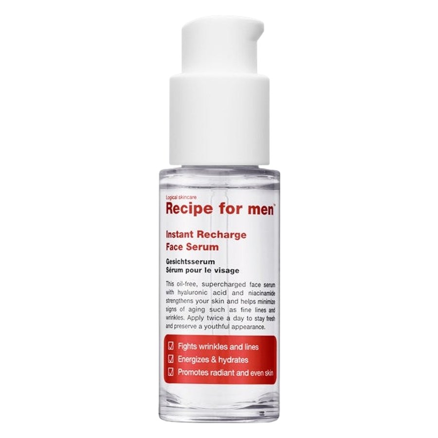 Recipe For Men Instant Recharge Face Serum 30ml