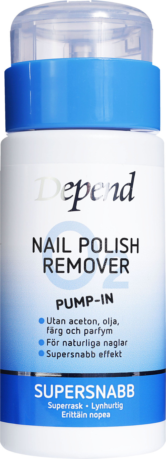 Depend O2 Pump-In Nail Polish Remover 125 ml