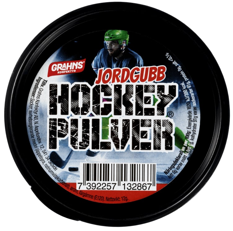 Hockeypulver Jordbær 12g