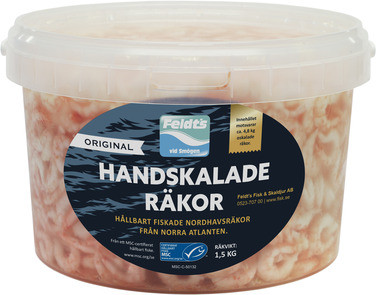 Reker i Lake Håndpill 1,5kg Feldts