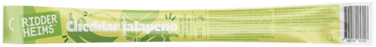 Ølpølse Cheddar &Jalapeno 50g Ridderheims