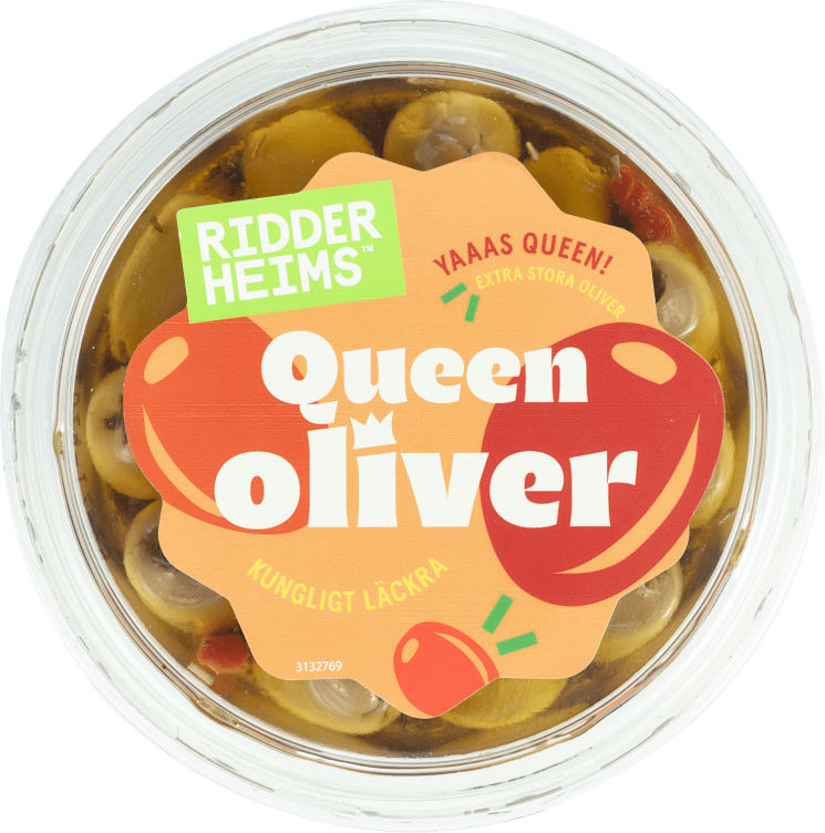 Queenoliven m/Urtemarinade 160g Ridderheims