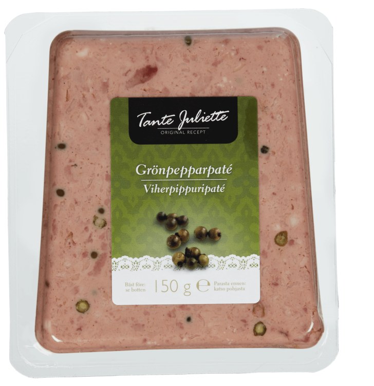 Grønnpepperpate 150g Tante Juliette
