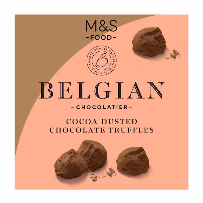 M&S Belgian Cocoa Dusted Chocolate Truffles
