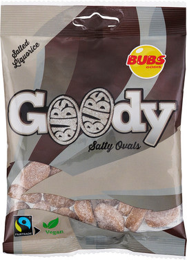 Bubs Goody Salted Liquorice 90g
