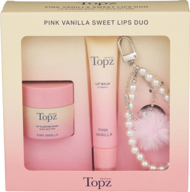 Topz Daily Lipbalm Key Chain & Lipmask Gift Set