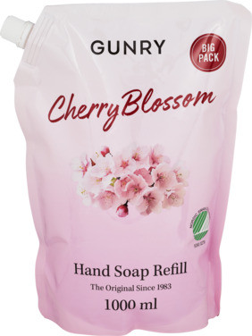 Gunry Refill Hand Soap Original Svanen Cherry Blossom 1000ml
