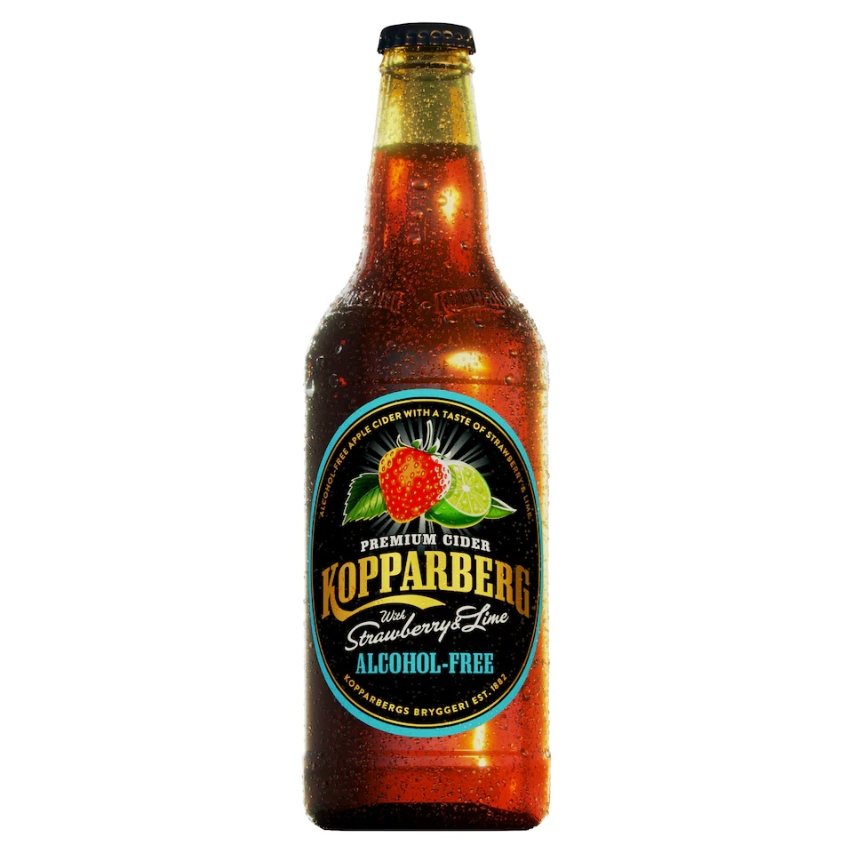 Kopparberg Strawberry & Lime Alcohol Free 500Ml