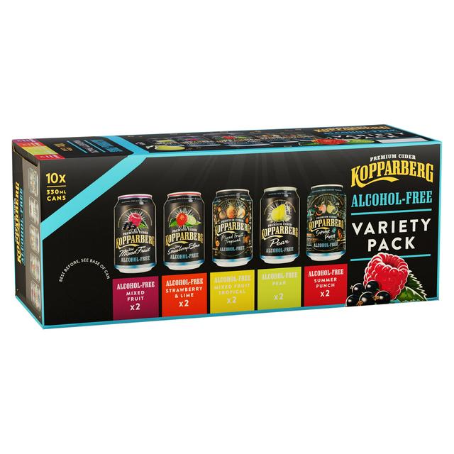 Kopparberg 0.0% Alcohol Free Variety Pack 10 x 330ml
