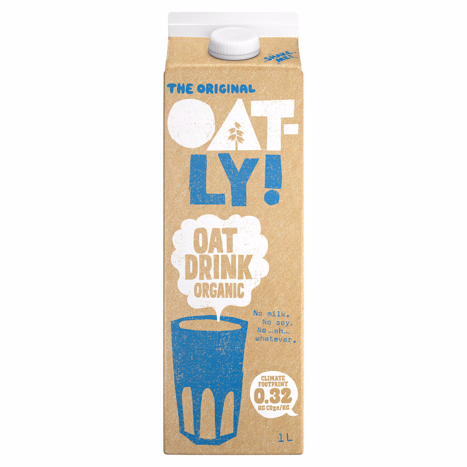 Oatly Organic Oat Drink Chilled 1L