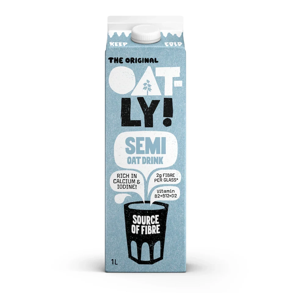 Oatly Semi Oat Drink Chilled 1L