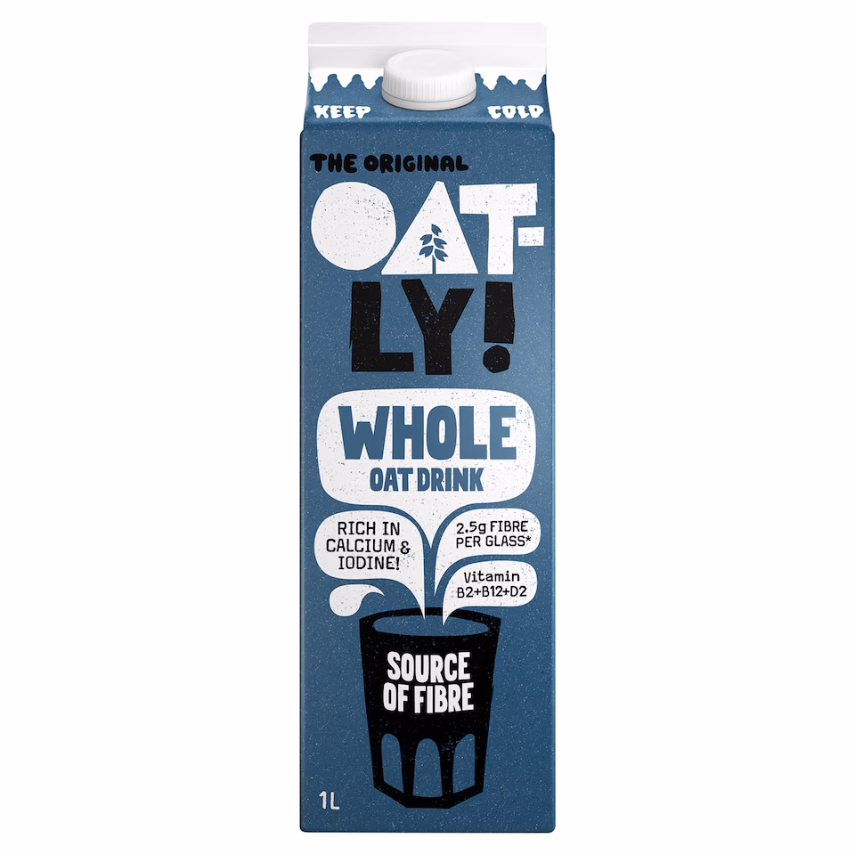 Oatly Whole Oat Drink Chilled 1L