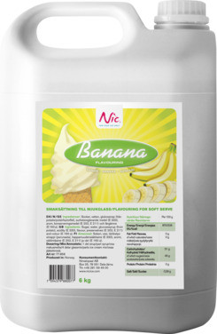 Banansirup 6 kg Nic
