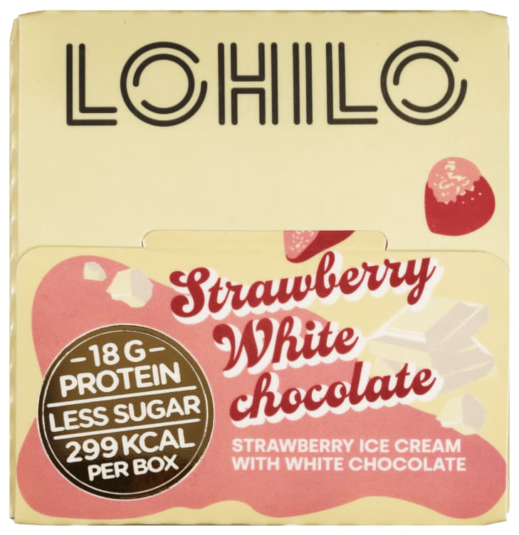 Lohilo Iskrem Strawberry White 350ml