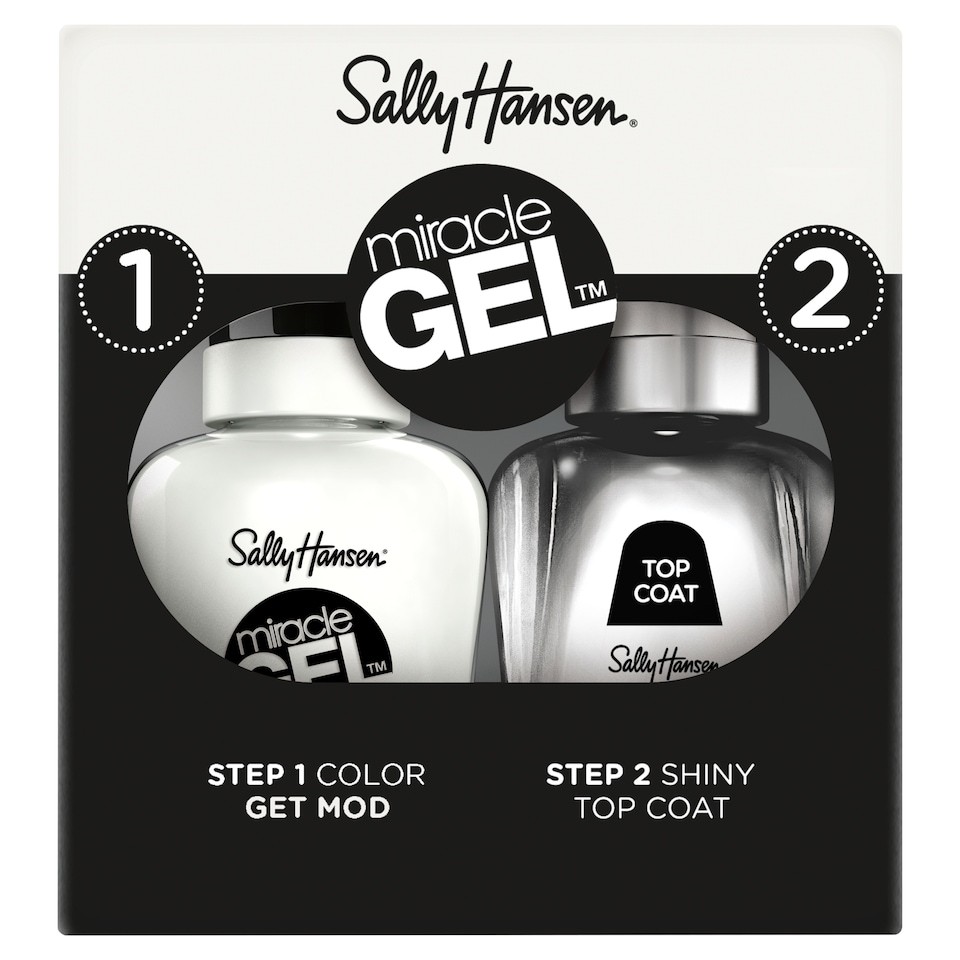 Sally Hansen Miracle Gel Nail polish Duo Pack - 900 Get Mod 29.4 ML