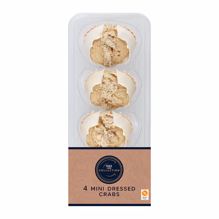 M&S Collection Mini Dressed Crabs