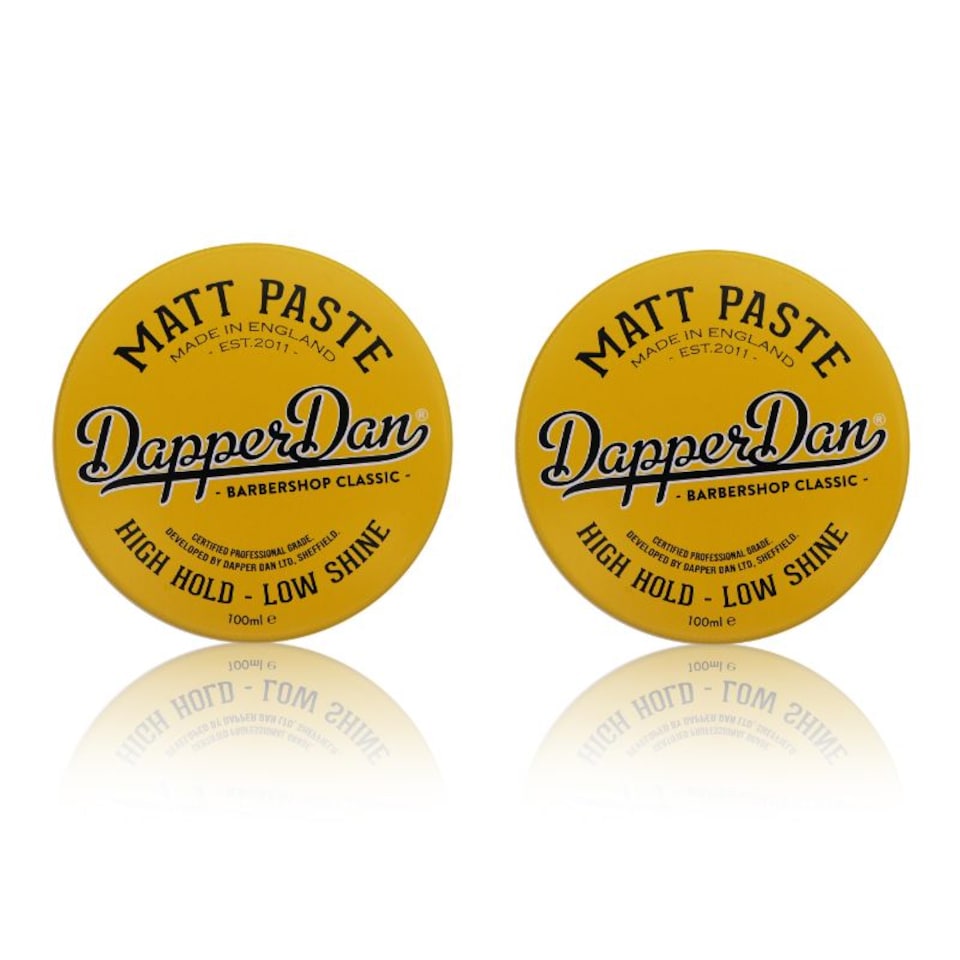 Dapper Dan Matt Paste 100ml DUO PACK | Black