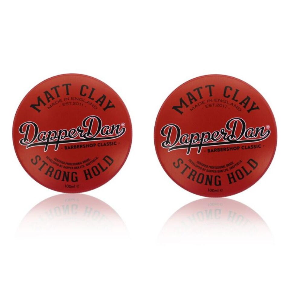 Dapper Dan Matt Clay 100ml DUO PACK | Black
