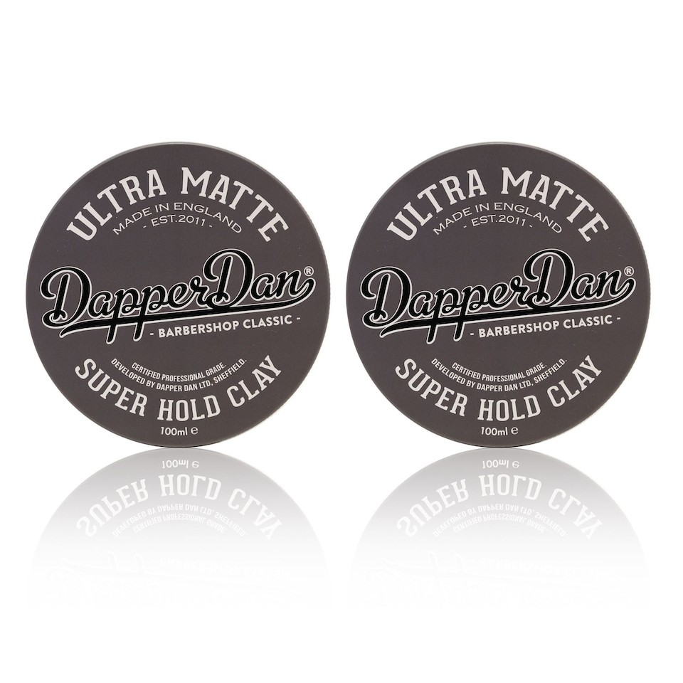 Dapper Dan Ultra Matte Clay 100ml DUO PACK | Black