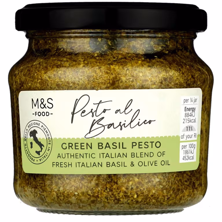 M&S Pesto al Basilico Green Basil Pesto