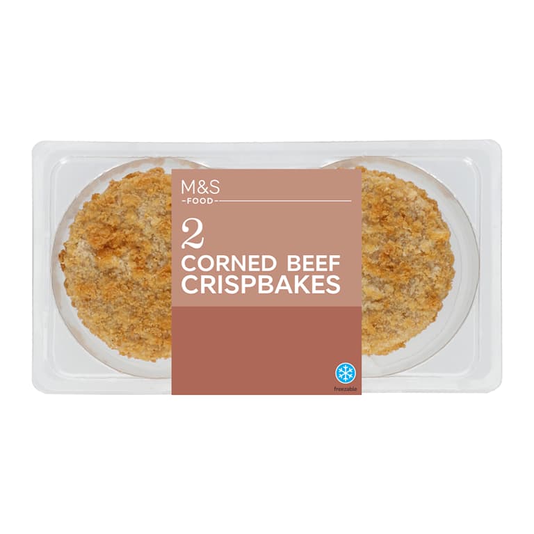 M&S 2 Corned Beef Crispbakes