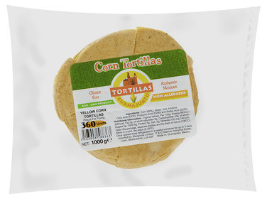 Tortilla Yellow Corn For Frying 1kg Guanajuato