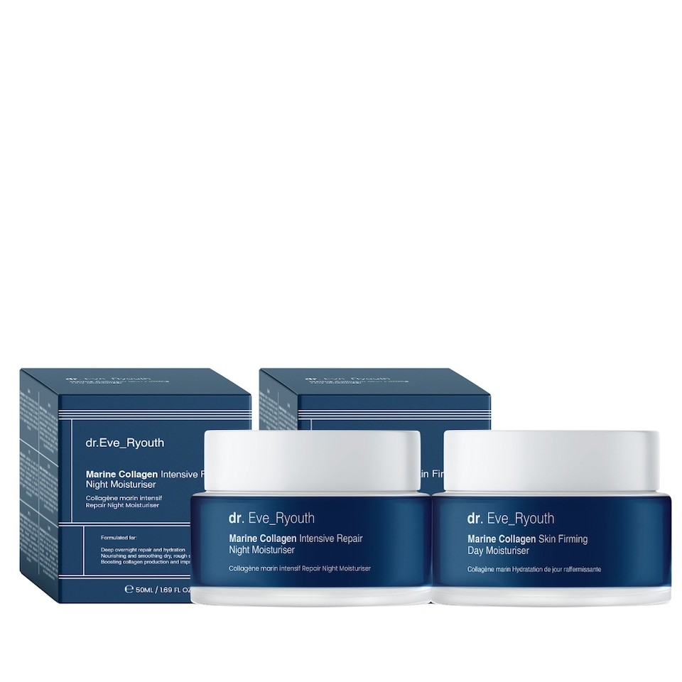 Dr. Eve_Ryouth Marine Collagen Skin Firming Day Moisturiser 50ml + Marine Collagen Intensive Repair Night Moisturiser 50ml