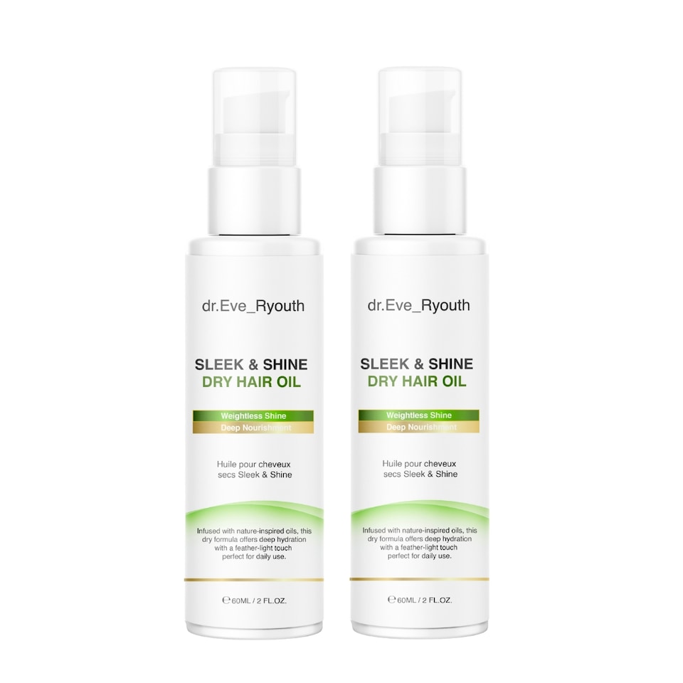 Dr. Eve_Ryouth 2 X Sleek & Shine Dry Hair Oil 60ml