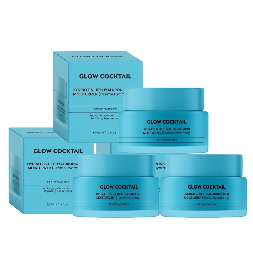 Glow Cocktail 3x Hydrate & Lift Hyaluronic Acid Moisturizer 50ml