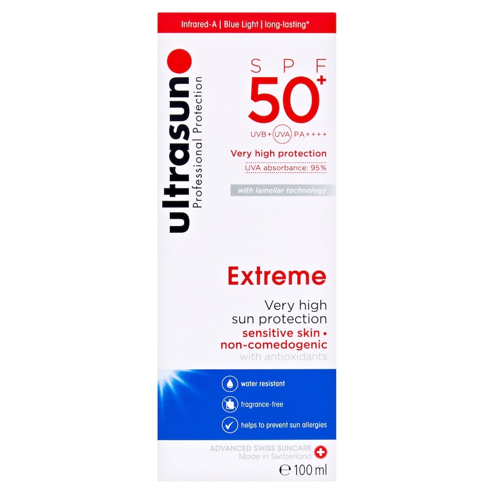 Ultrasun Spf50+ Extreme Sensitive Sun Protection 100Ml