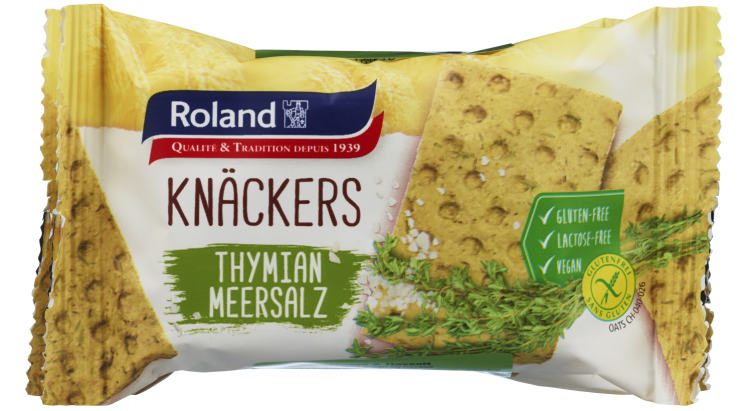 Crackers Timian Salt glutenfri 140g Roland