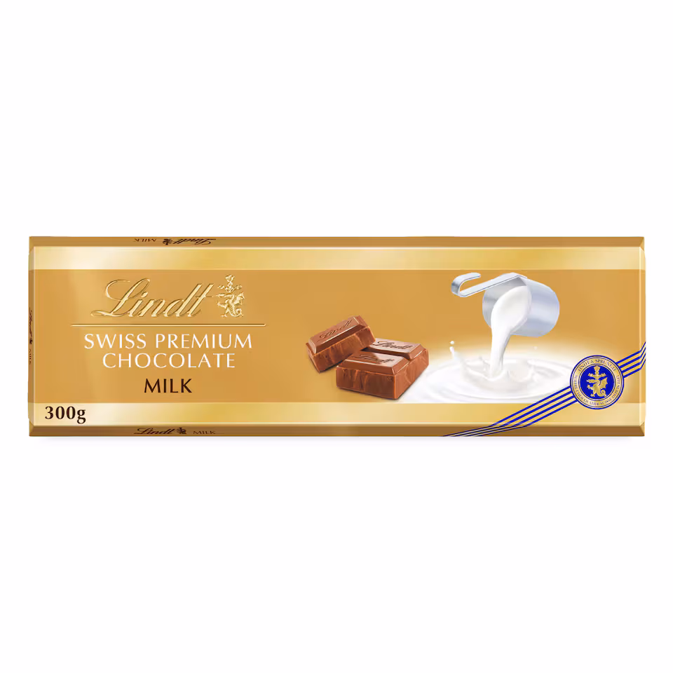 Lindt Swiss Milk Chocolate 300G