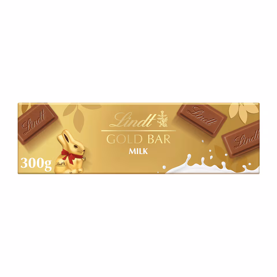 Lindt Easter Gold Bunny Milk Chocolate Bar 300g