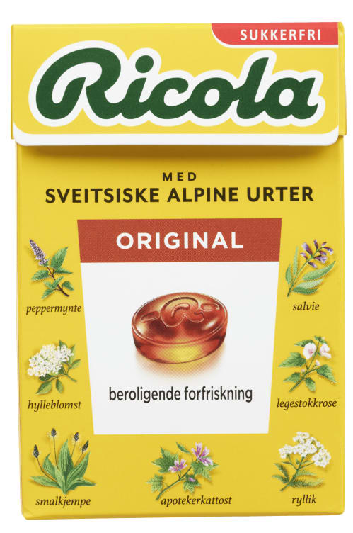 Ricola Original Sukkerfri 50g