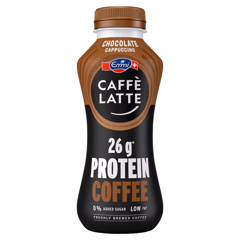 Emmi Caffe Latte 26g Protein Chocolate Cappuccino Coffee 330ml