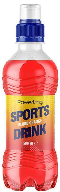 Powerking Sportsdrikk Blood Orange 0,5l flaske