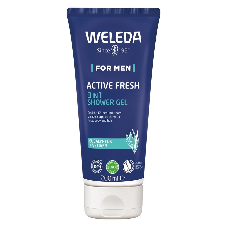 Weleda Active Fresh 3-In-1 Shower Gel 200ml