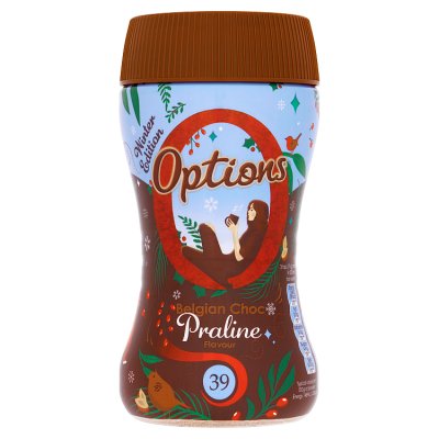 Options Winter Edition Instant Belgian Hot Chocolate Praline Drink