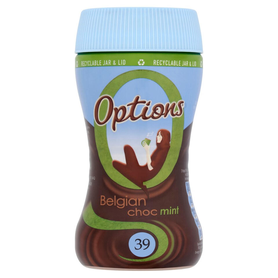 Options Belgian Mint Choc Jar 220g