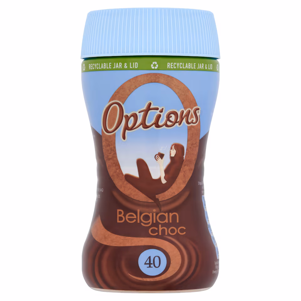 Options Belgian Choc Jar 220g