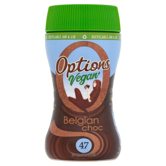 Options Vegan Instant Belgian Hot Chocolate Drink 200g