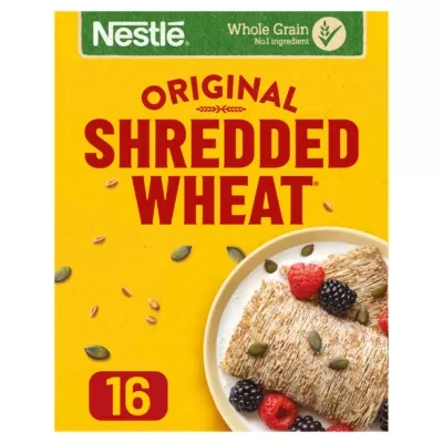 Nestle Shredded Wheat Original Breakfast Cereal 16 Biscuits 360g