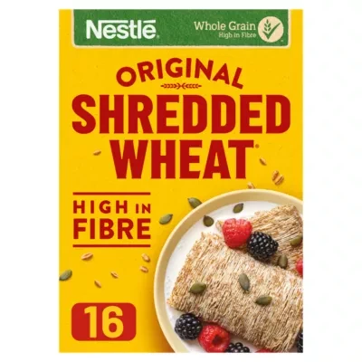 Nestle Shredded Wheat Original Breakfast Cereal 16 Biscuits 360g