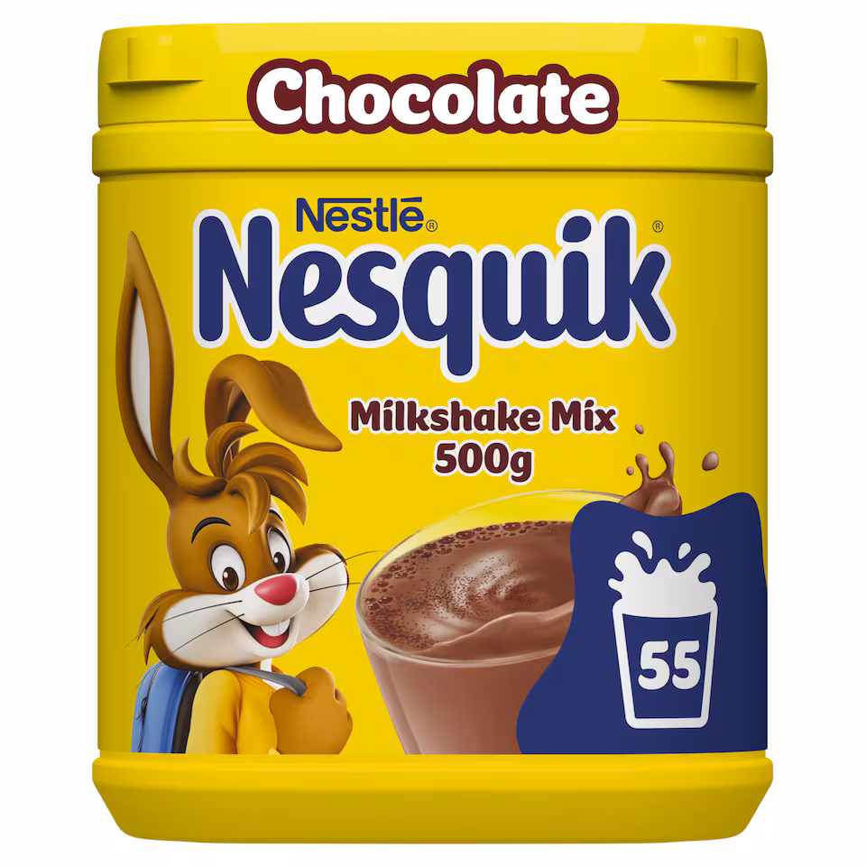 Nesquik Chocolate Flavoured Milkshake Powder 500g Tub
