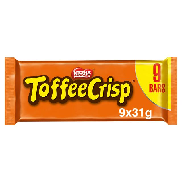 Toffee Crisp Biscuit Bar Multipack x9 279g